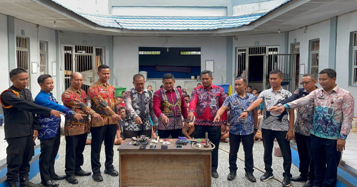 Perketat Keamanan, Lapas Karang Intan Gelar Razia Hunian dan Tegaskan Disiplin WBP