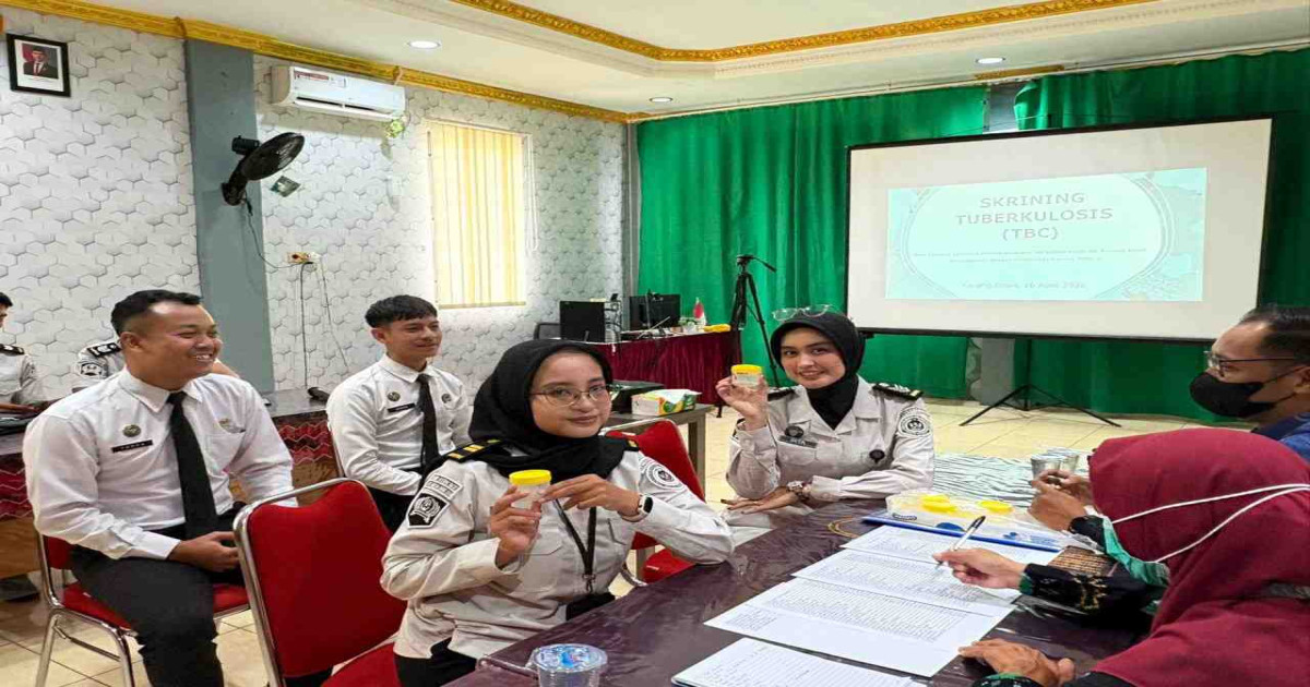 Lapas Narkotika Karang Intan Prioritaskan Kesehatan, Gelar Skrinning TBC untuk Pegawai