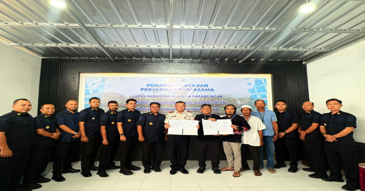Program Desa Binaan Resmi Diluncurkan: Lapas Narkotika Karang Intan dan Desa Lihung Kolaborasi Bangun Pertanian Berkelanjutan