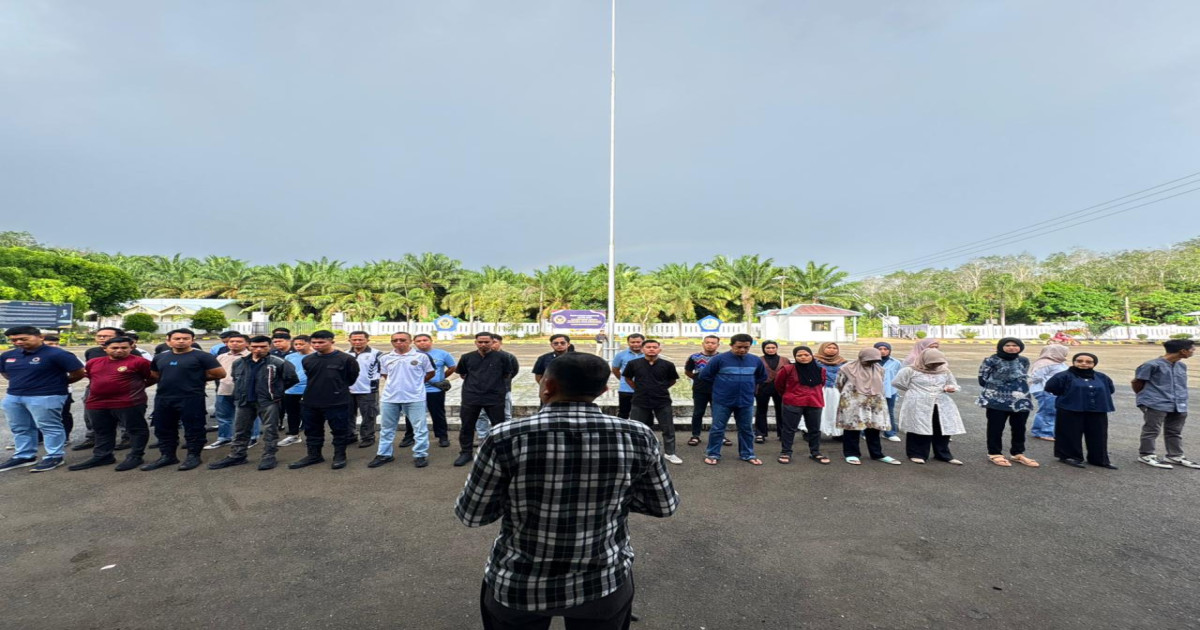 Hari Libur Tetap Semangat, Lapas Narkotika Karang Intan Gelar Simulasi Desk Evaluasi WBBM