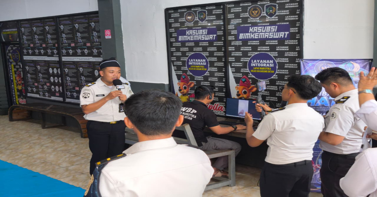 Lapas Narkotika Karang Intan Jalani Verifikasi Lapangan Virtual Menuju WBBM, Tampilkan Pelayanan Inovatif
