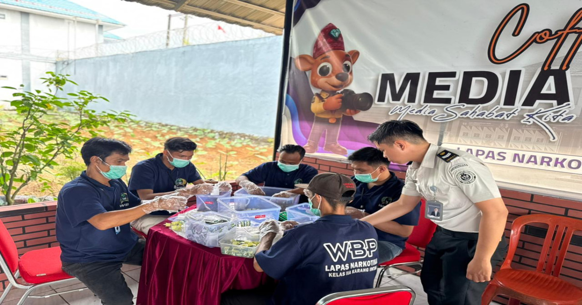 Warga Binaan Lapas Narkotika Karang Intan Tunjukkan Produktivitas Lewat Teh Mint “Laskarin”