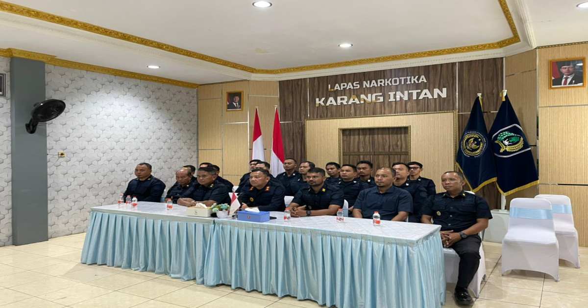 Perkuat Pengawasan dan Kamtib, Lapas Narkotika Karang Intan Ikuti Arahan Dirjenpas Secara Virtual